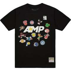 Mitchell & Ness  x NBA x AMP T-Shirt Black