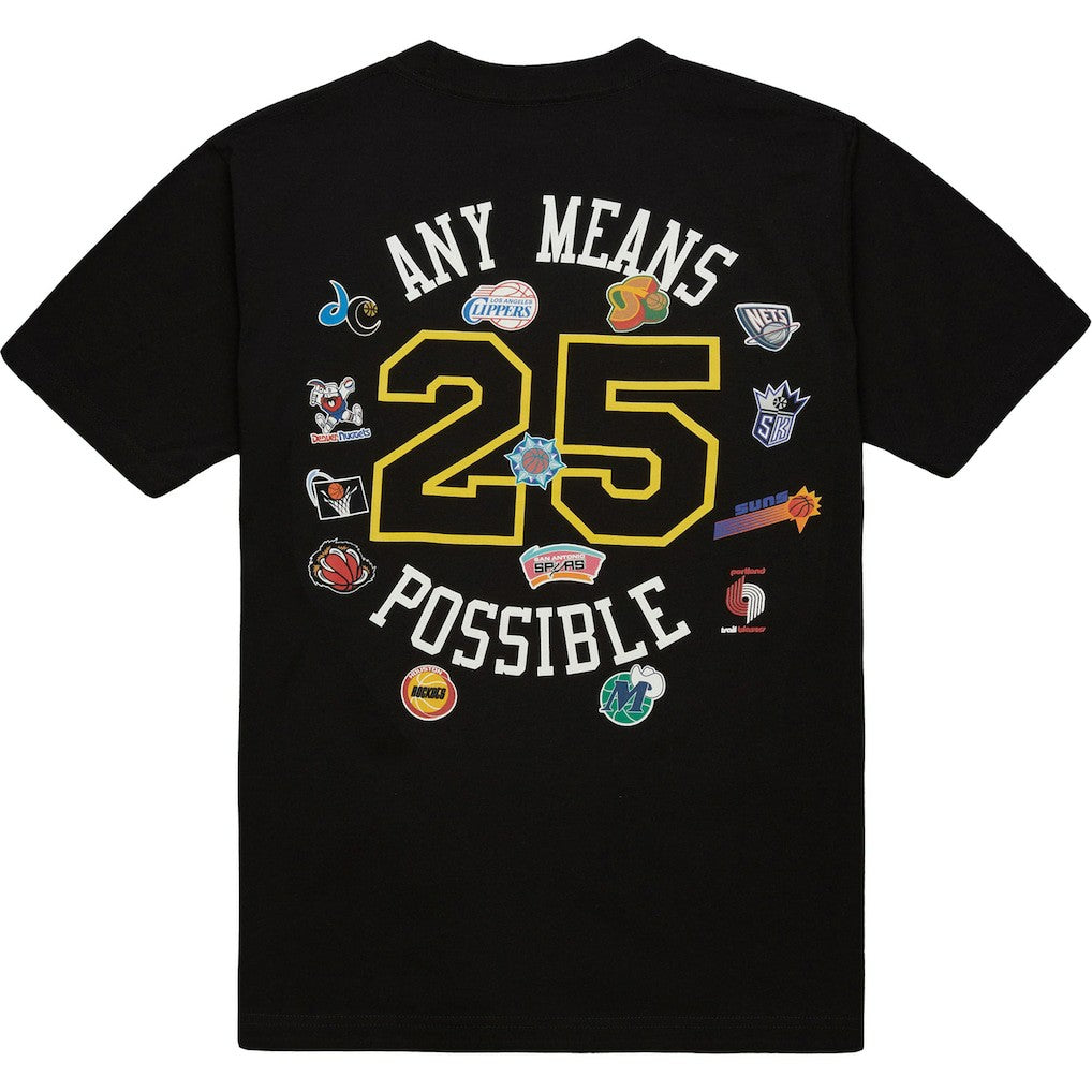 Mitchell & Ness  x NBA x AMP T-Shirt Black