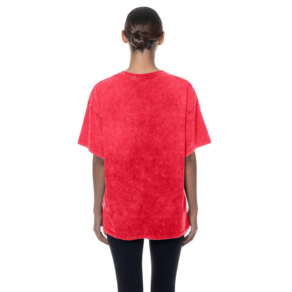 San Francisco 49ers New Era Women's Throwback Oversized T-Shirt - Scarlet - NFL