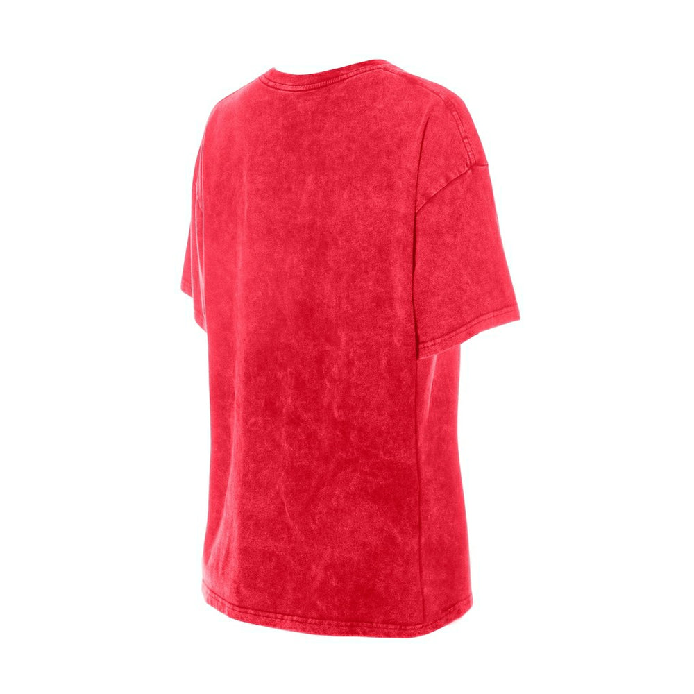 San Francisco 49ers New Era Women's Throwback Oversized T-Shirt - Scarlet - NFL