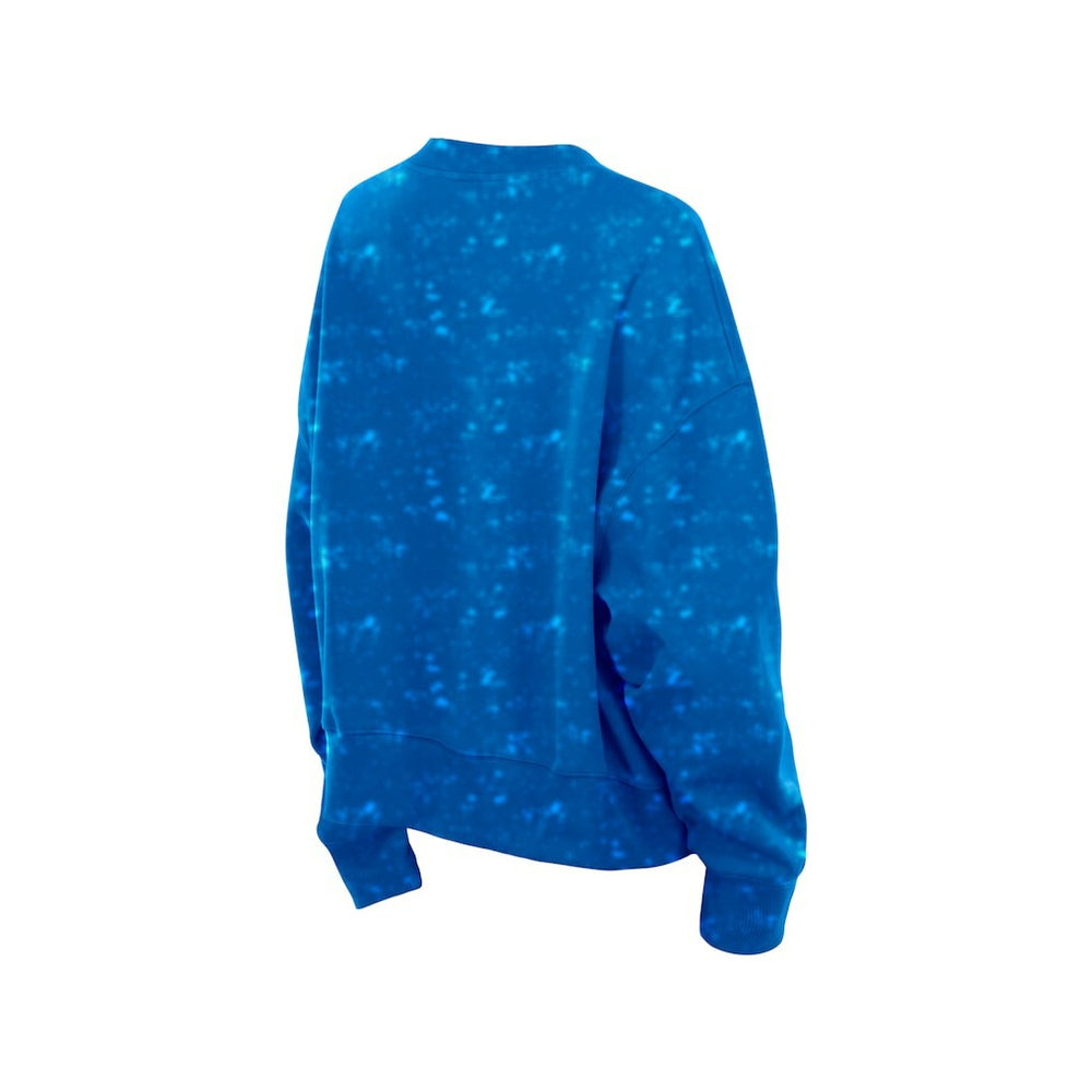 Buffalo Bills New Era Women's Throwback Oversized Boxy Sweatshirt - Royal - NFL