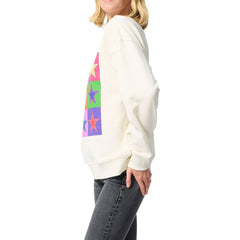 Dallas Cowboys Terez Unisex Technicolor Crewneck Sweatshirt - White - NFL