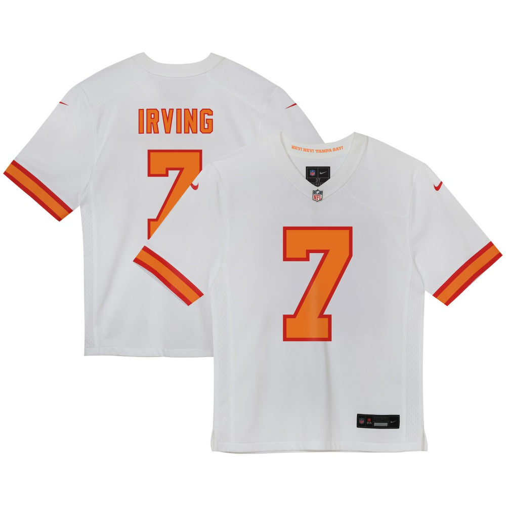 Bucky Irving '76 Tampa Bay Buccaneers Preschool Game Jersey - White - NFL