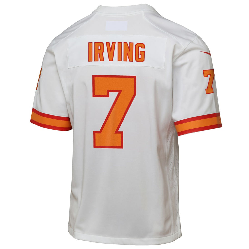 Bucky Irving '76 Tampa Bay Buccaneers Youth Game Jersey - White - NFL