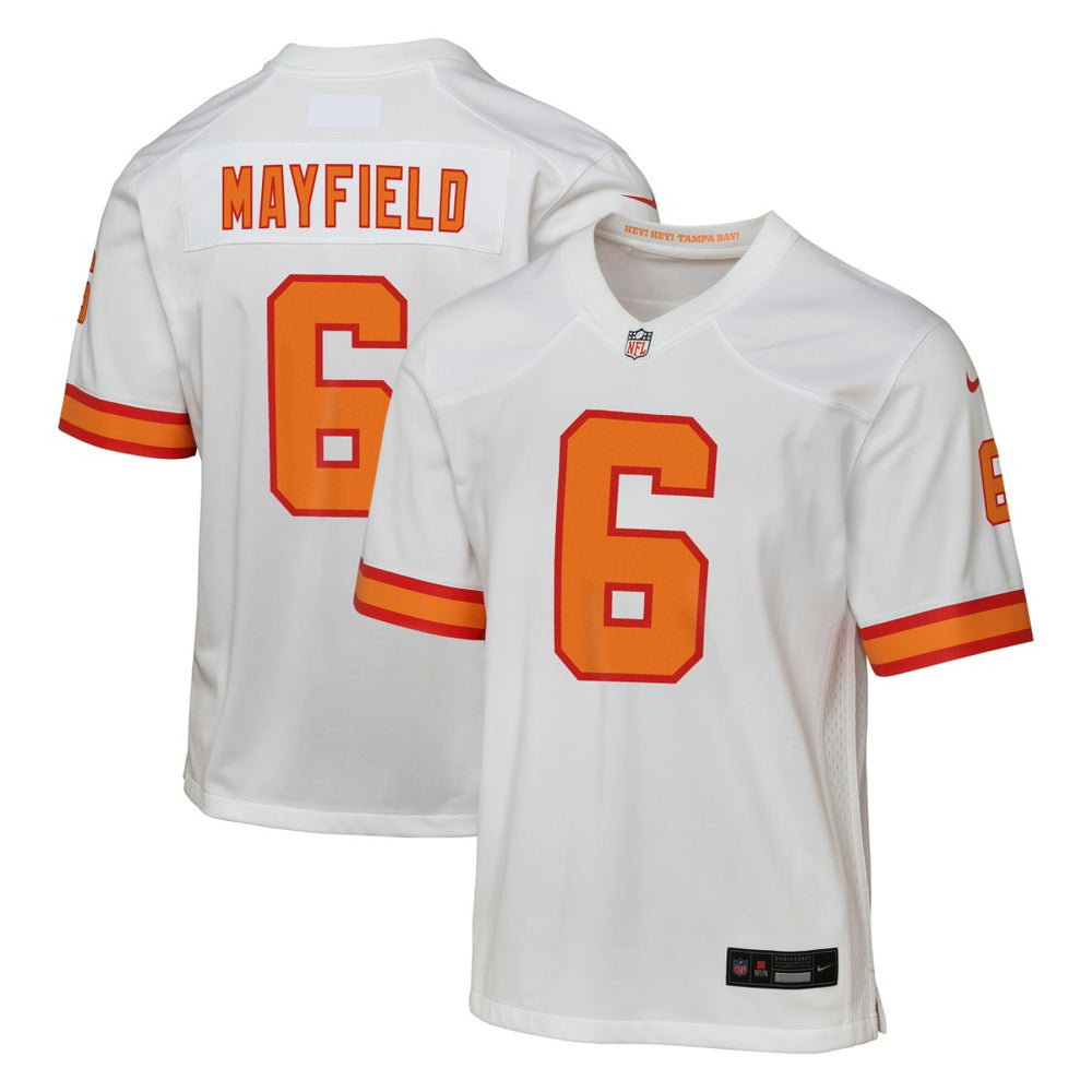 Baker Mayfield '76 Tampa Bay Buccaneers Youth Game Jersey - White - NFL