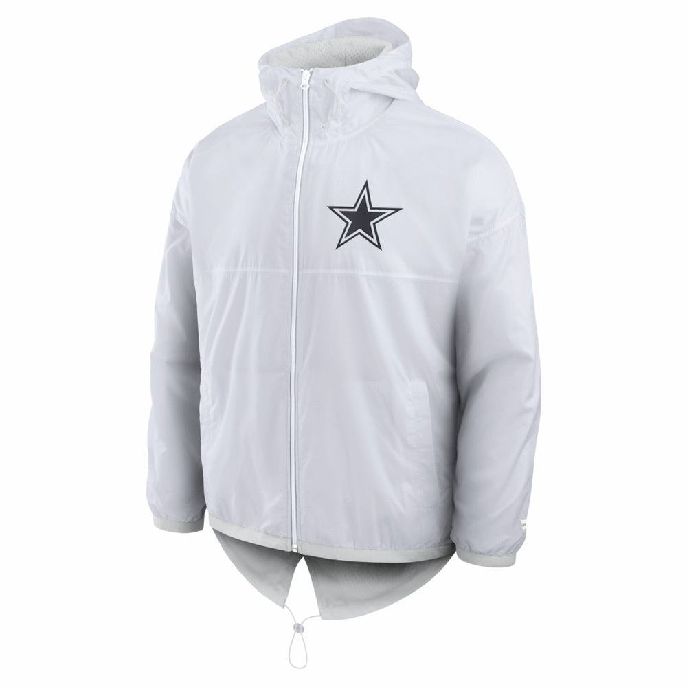 Dallas Cowboys Type Play Down Full-Zip Jacket - White - Fanatics