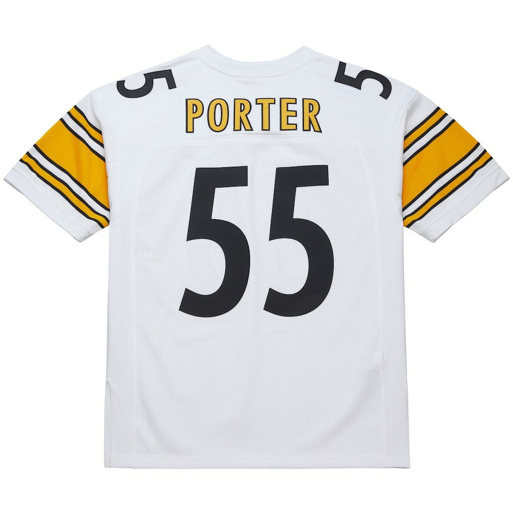 Joey Porter Pittsburgh Steelers 2005 Authentic Throwback Retired Player Jersey - White - Mitchell & Ness