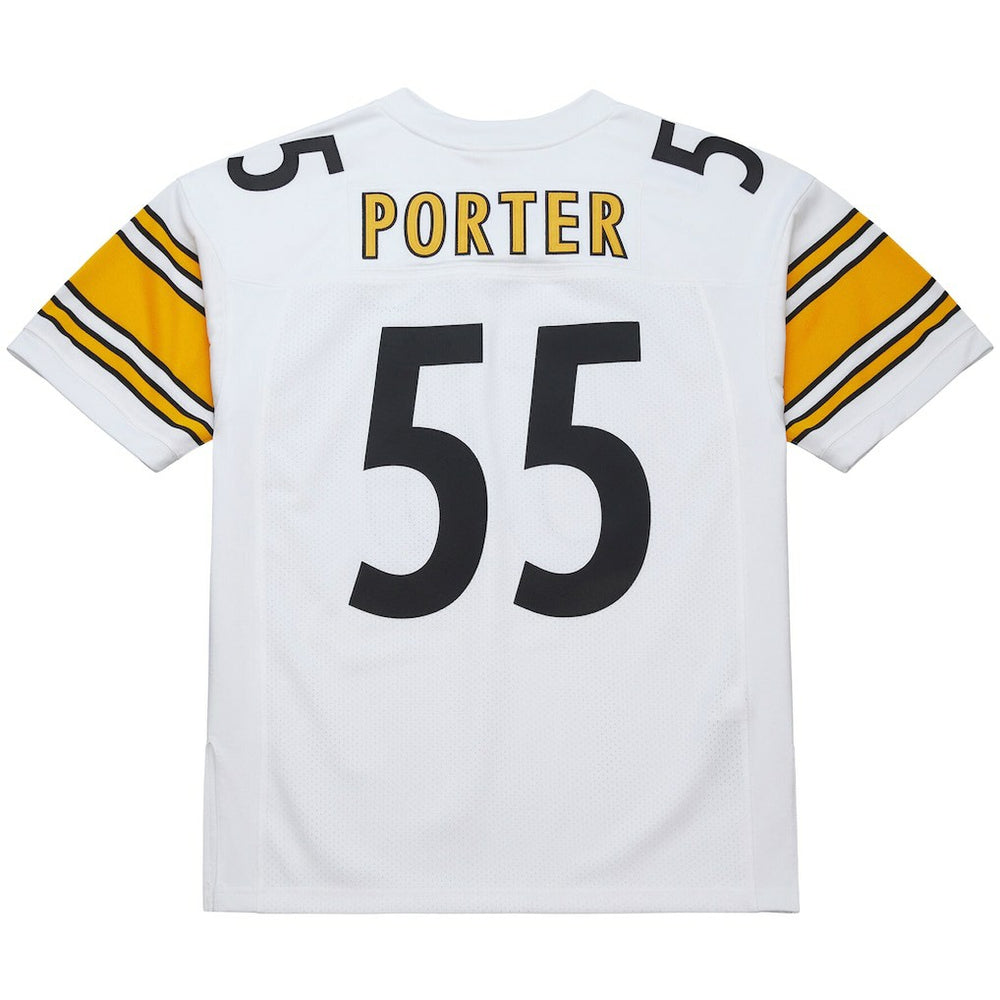 Joey Porter Pittsburgh Steelers 2005 Authentic Throwback Retired Player Jersey - White - Mitchell & Ness
