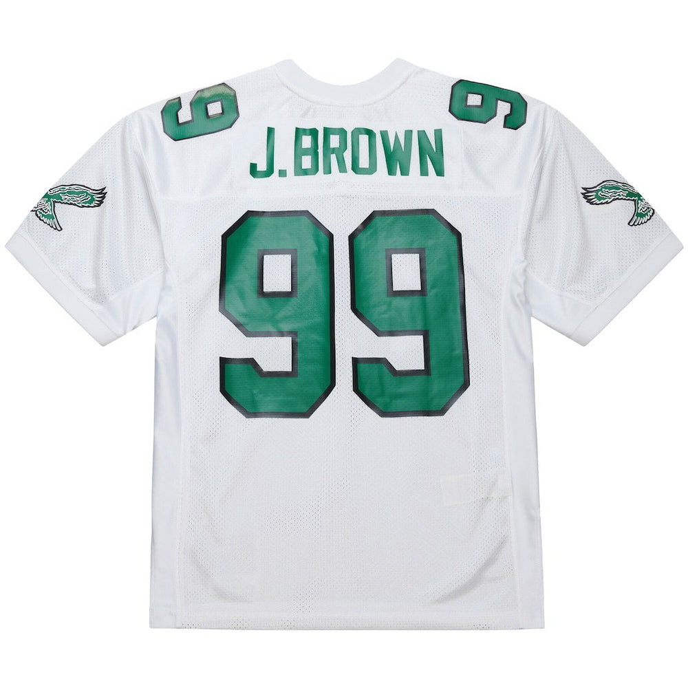 Jerome Brown Philadelphia Eagles 1991 Authentic Throwback Retired Player Jersey - White - Mitchell & Ness