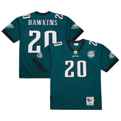 Brian Dawkins Philadelphia Eagles 2007 Authentic Throwback Retired Player Jersey - Green - Mitchell & Ness