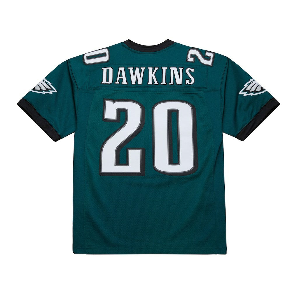 Brian Dawkins Philadelphia Eagles 2007 Authentic Throwback Retired Player Jersey - Green - Mitchell & Ness