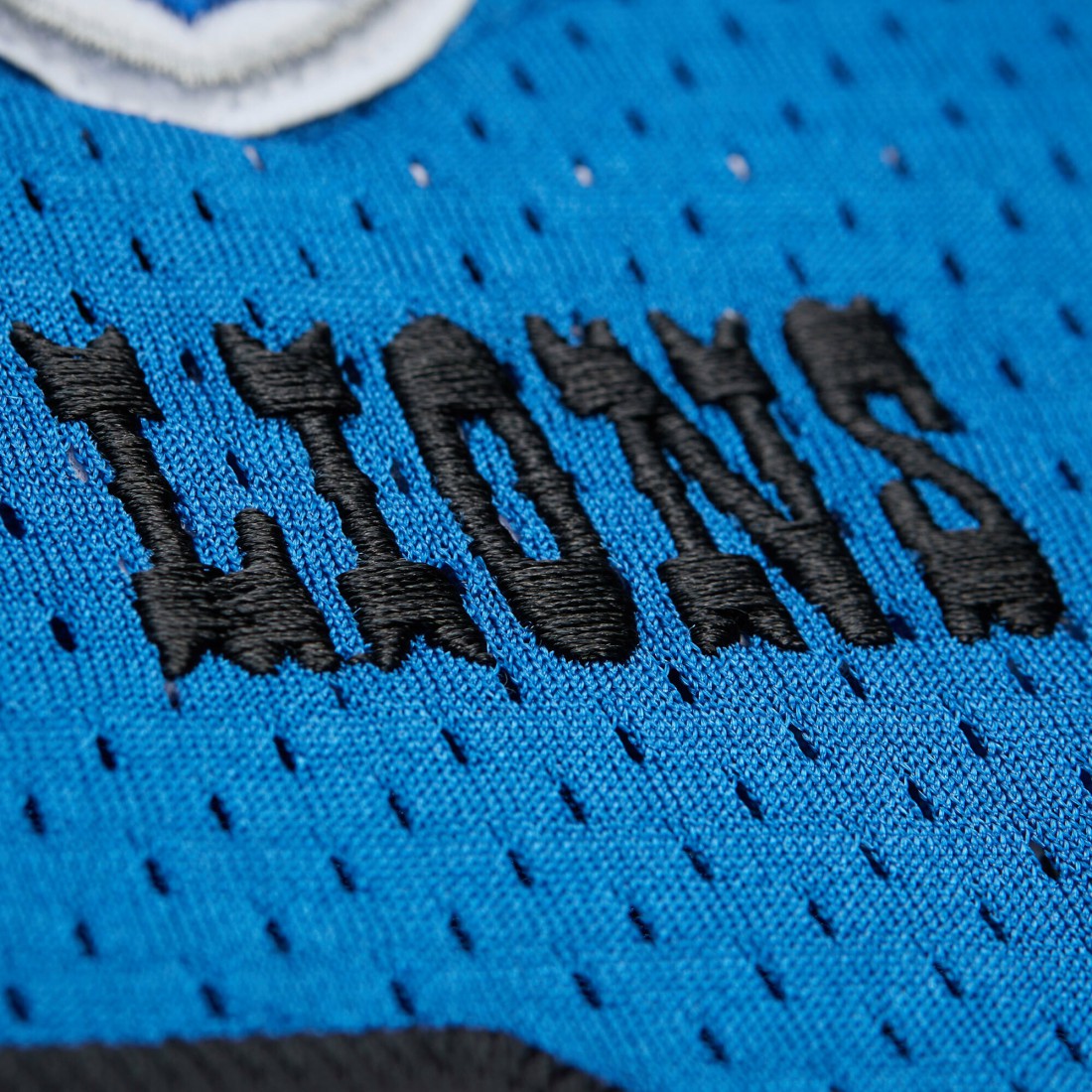 Calvin Johnson Detroit Lions 2007 Authentic Throwback Retired Player Jersey - Blue - Mitchell & Ness