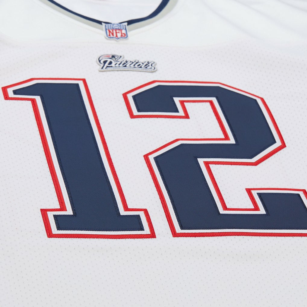 Tom Brady New England Patriots 2000 Authentic Jersey - White - Mitchell & Ness