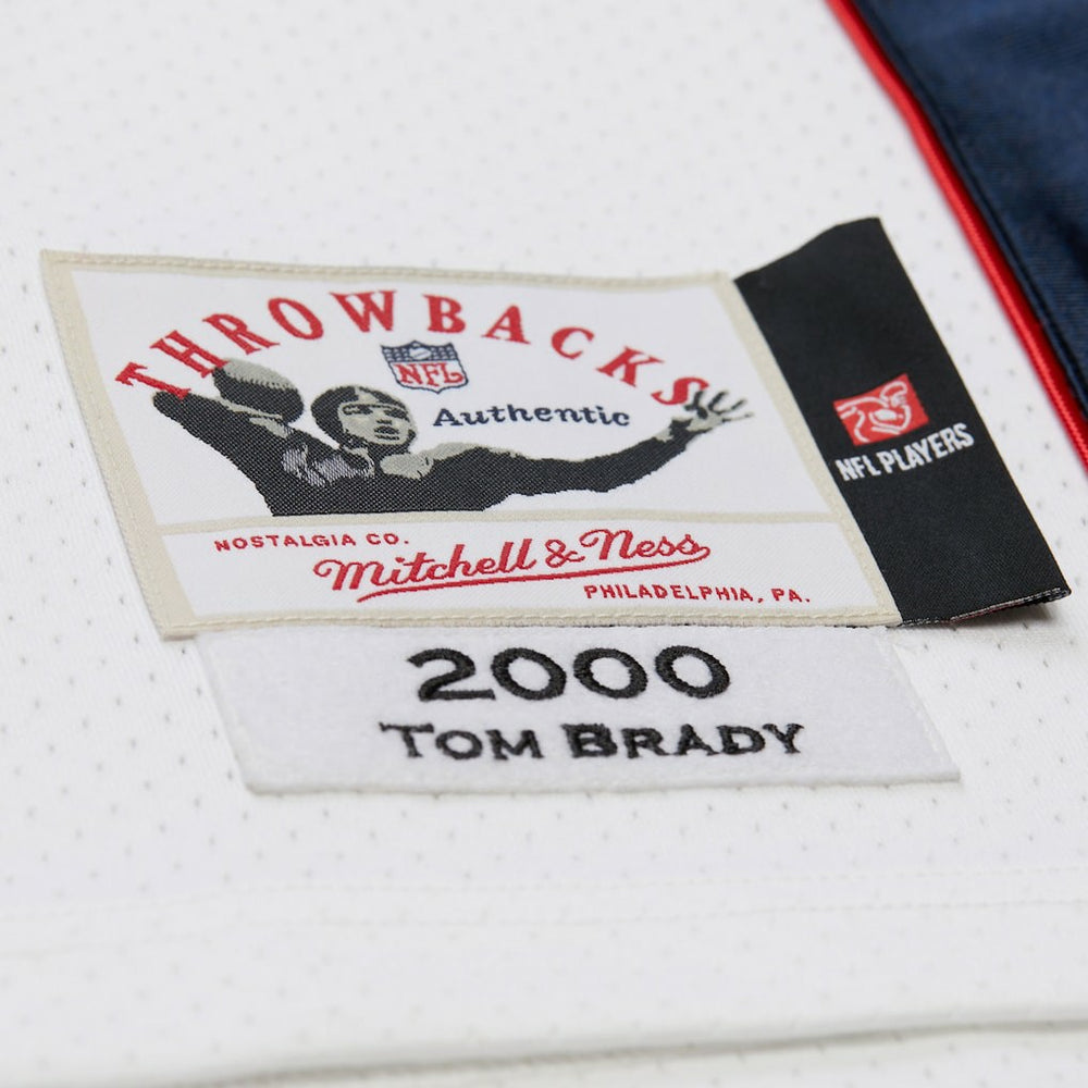 Tom Brady New England Patriots 2000 Authentic Jersey - White - Mitchell & Ness