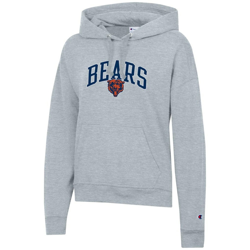 Chicago Bears Champion Women's Powerblend Hoodie - Heather Gray - NFL