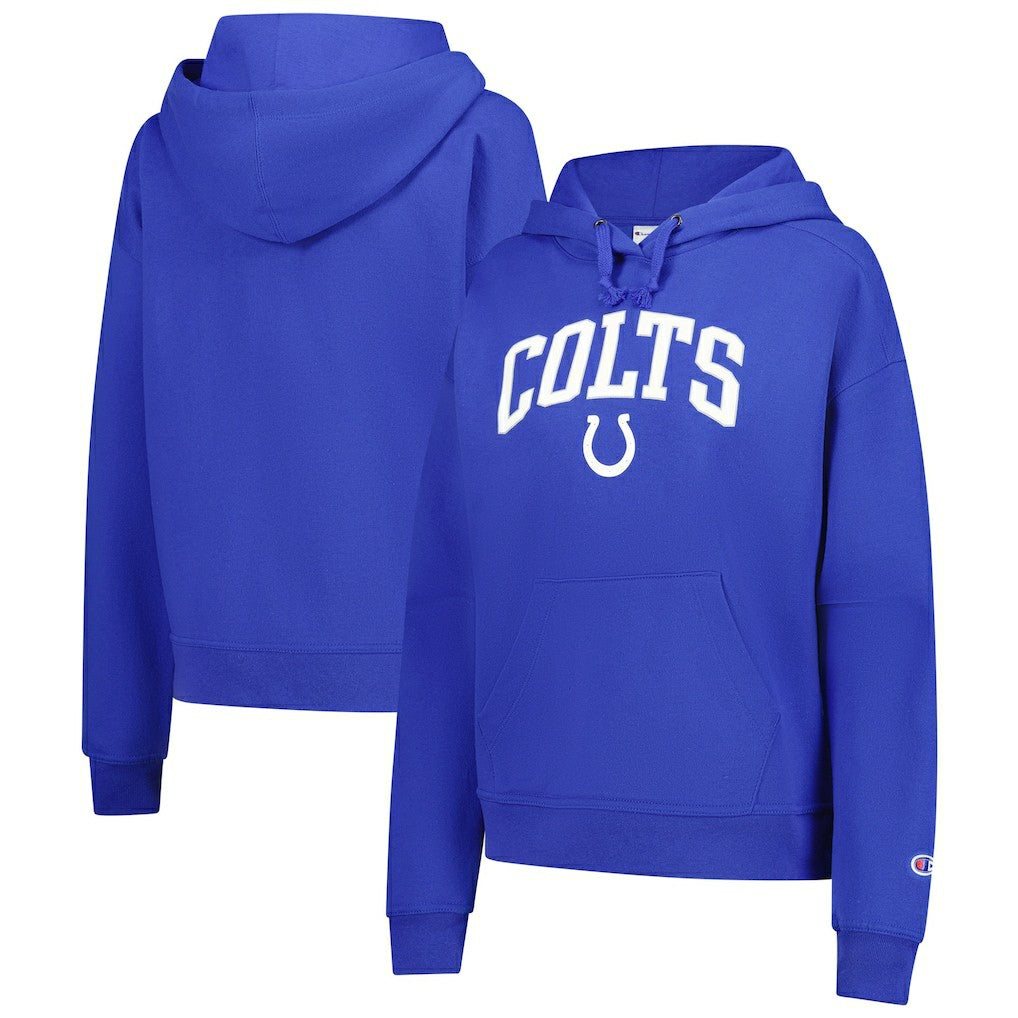 Indianapolis Colts Champion Women's Powerblend Hoodie - Royal - NFL