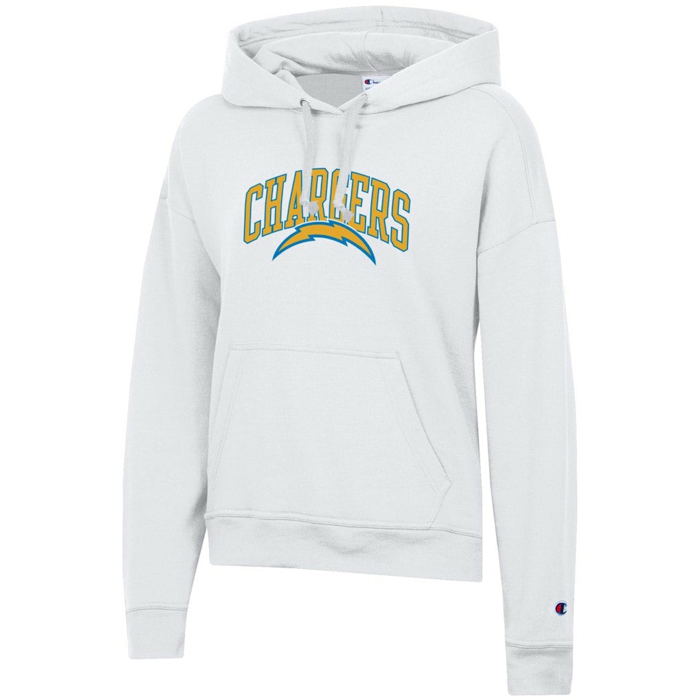 Los Angeles Chargers Champion Women's Powerblend Hoodie - White - NFL