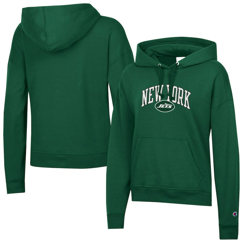 New York Jets Champion Women's Powerblend Hoodie - Green - NFL