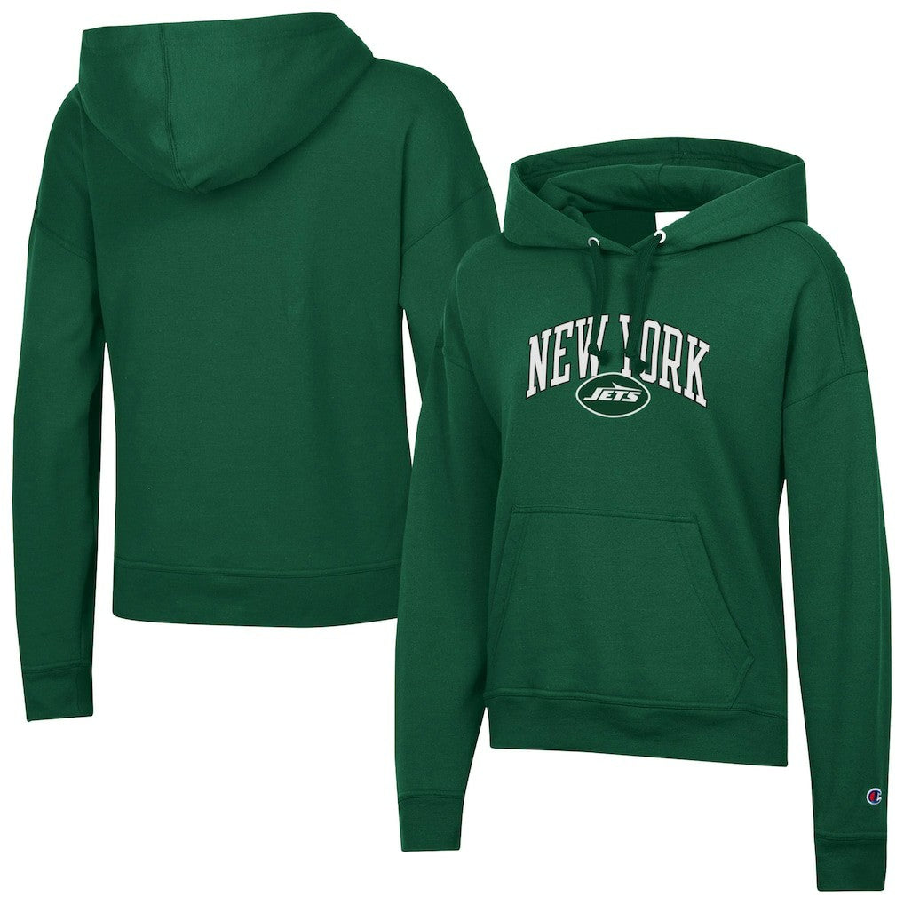 New York Jets Champion Women's Powerblend Hoodie - Green - NFL