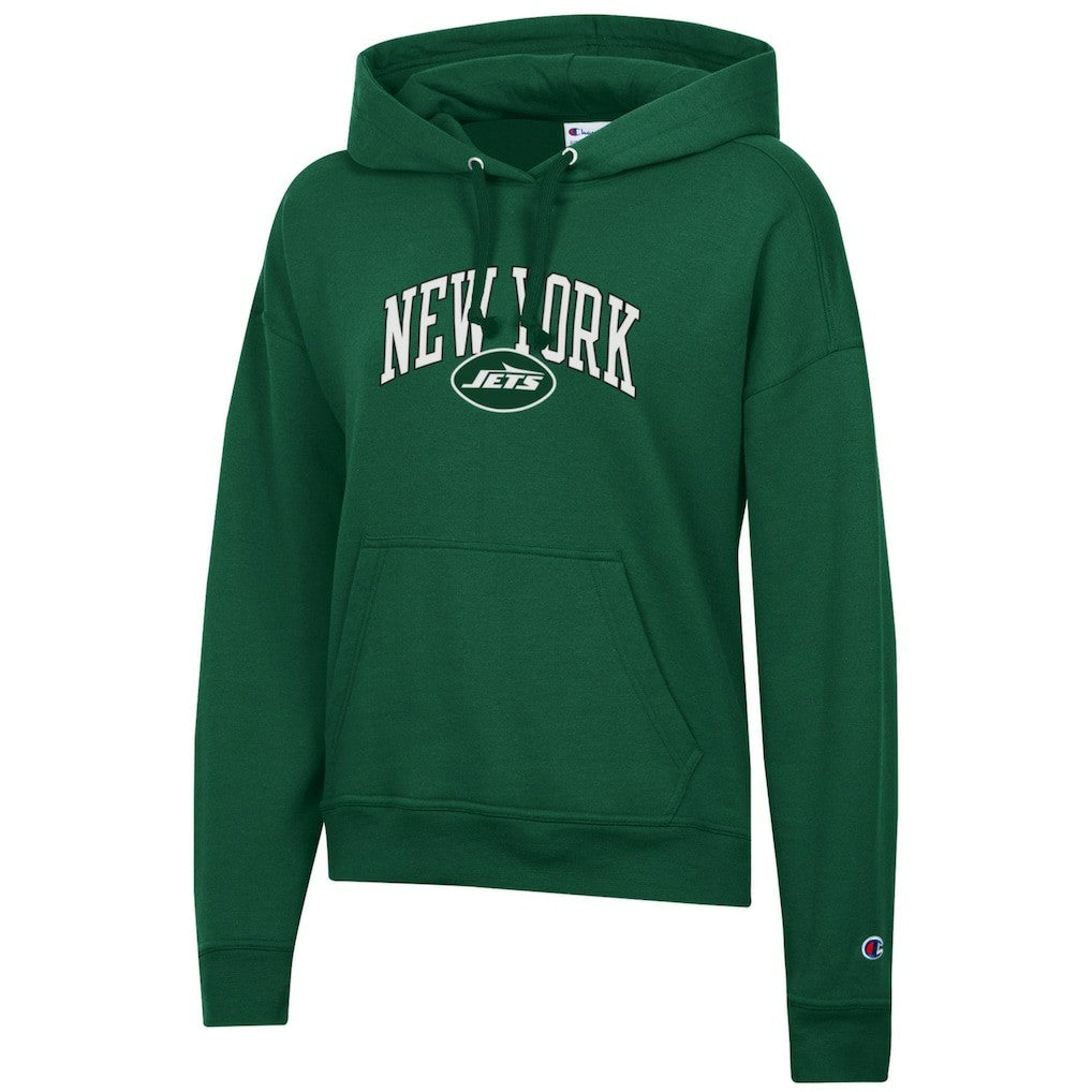 New York Jets Champion Women's Powerblend Hoodie - Green - NFL