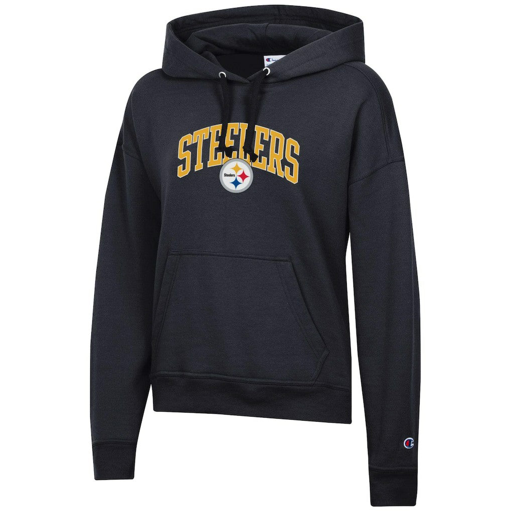 Pittsburgh Steelers Champion Women's Powerblend Hoodie - Black - NFL