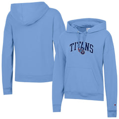 Tennessee Titans Champion Women's Powerblend Hoodie - Light Blue - NFL