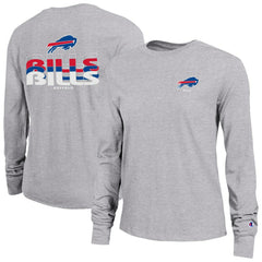 Buffalo Bills Champion Women's Core Long-Sleeve T-Shirt - Heather Gray - NFL