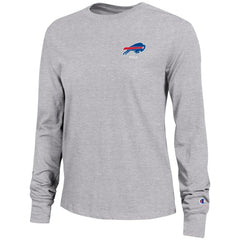 Buffalo Bills Champion Women's Core Long-Sleeve T-Shirt - Heather Gray - NFL