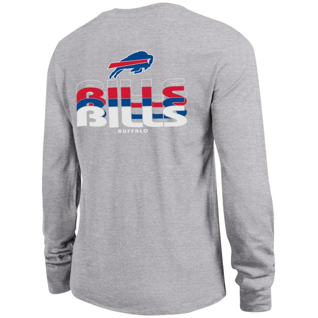 Buffalo Bills Champion Women's Core Long-Sleeve T-Shirt - Heather Gray - NFL