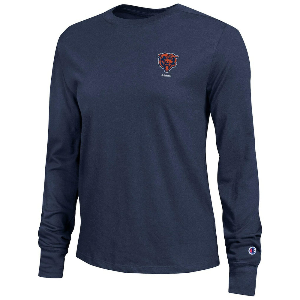 Chicago Bears Champion Women's Core Long-Sleeve T-Shirt - Navy - NFL