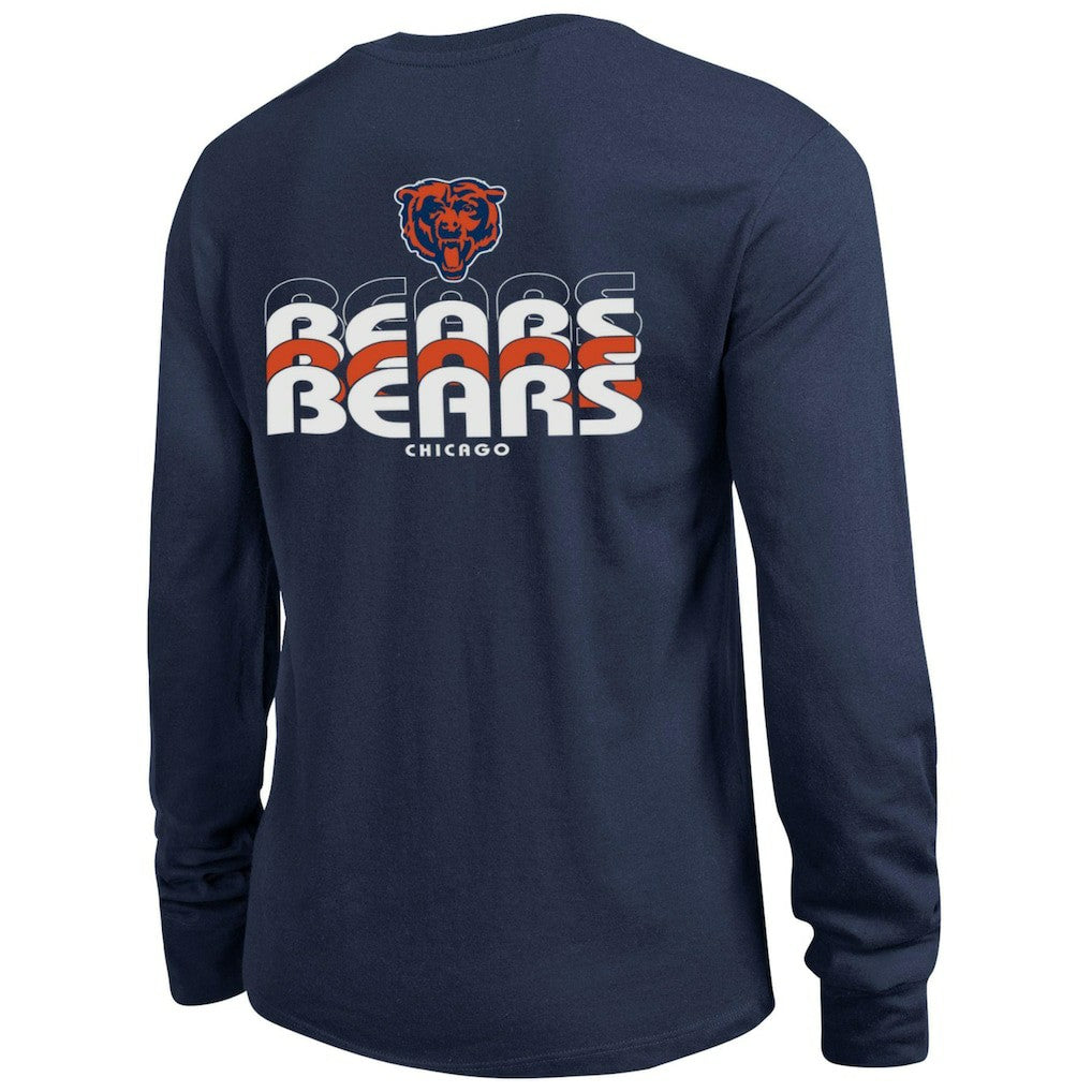 Chicago Bears Champion Women's Core Long-Sleeve T-Shirt - Navy - NFL