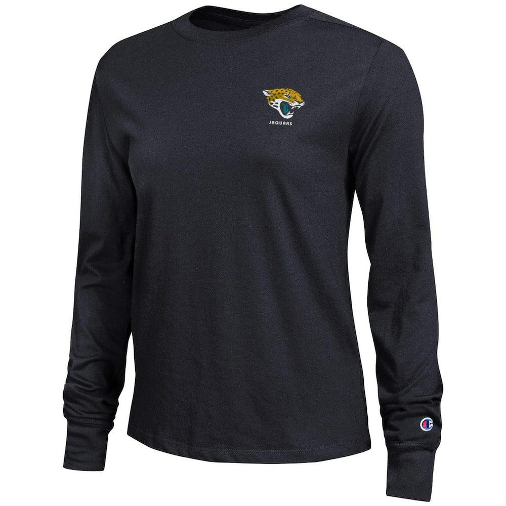Jacksonville Jaguars Champion Women's Core Long-Sleeve T-Shirt - Black - NFL