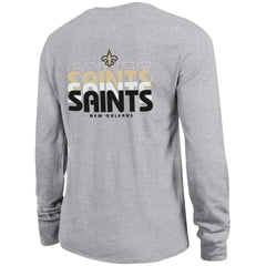 New Orleans Saints Champion Women's Core Long-Sleeve T-Shirt - Heather Gray - NFL