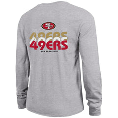 San Francisco 49ers Champion Women's Core Long-Sleeve T-Shirt - Heather Gray - NFL