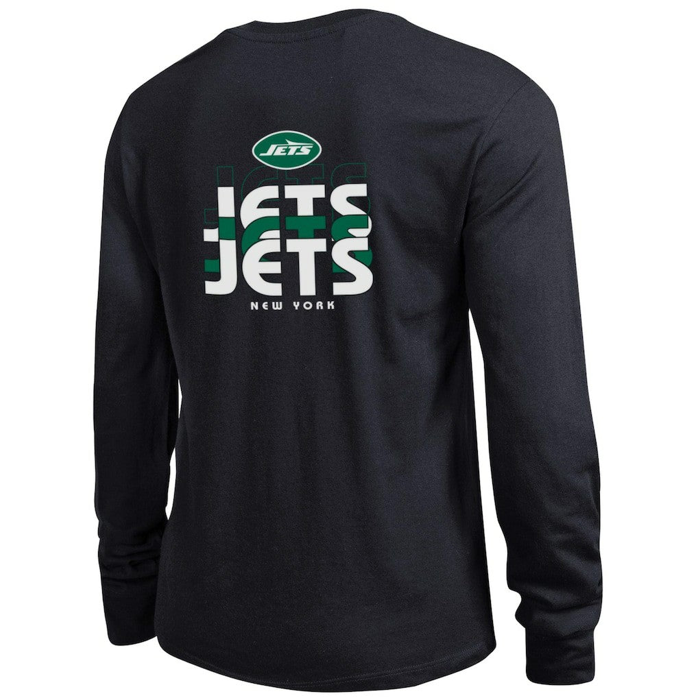 New York Jets Champion Women's Core Long-Sleeve T-Shirt - Black - NFL