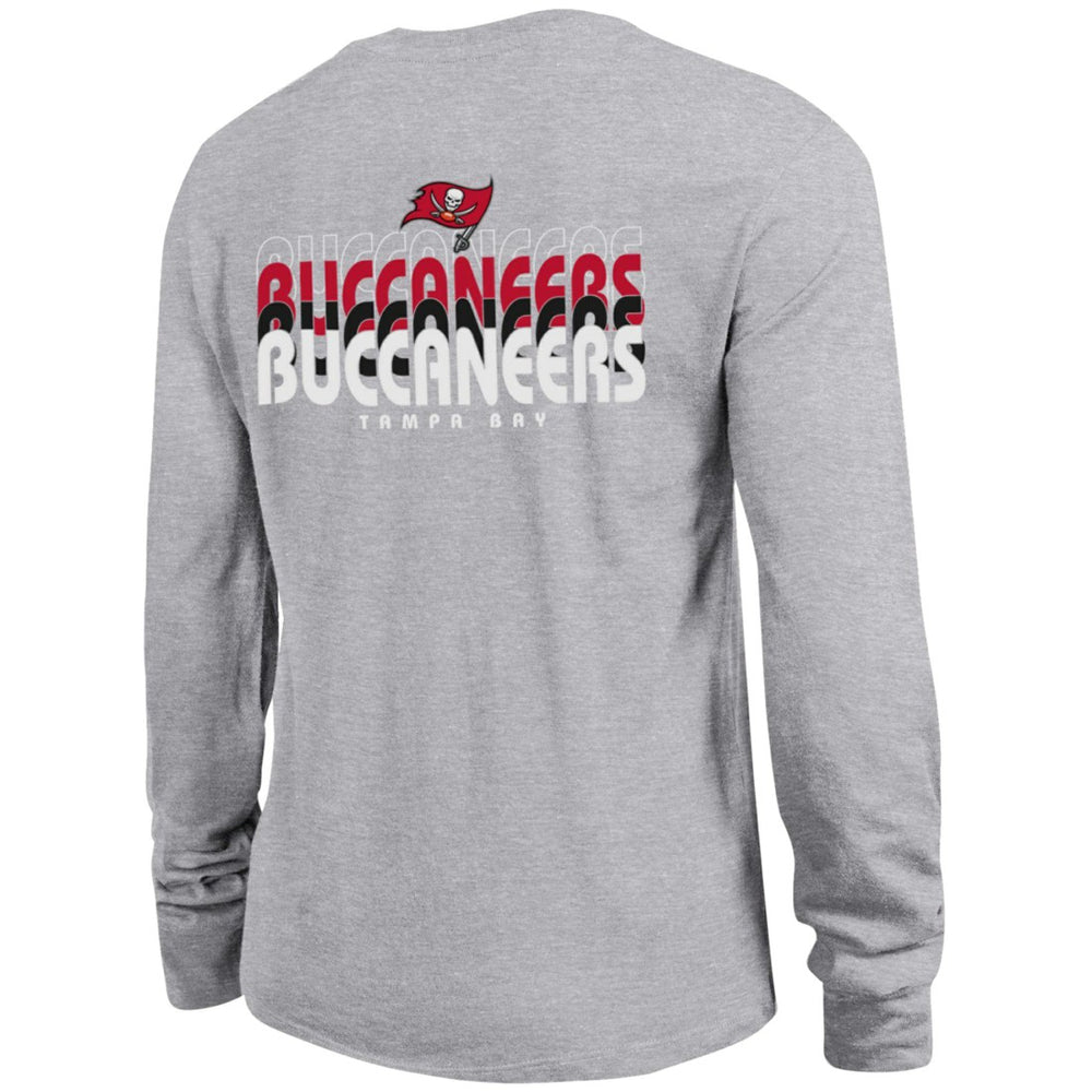 Tampa Bay Buccaneers Champion Women's Core Long-Sleeve T-Shirt - Heather Gray - NFL