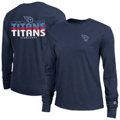 Tennessee Titans Champion Women's Core Long-Sleeve T-Shirt - Navy - NFL
