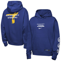 Nike Golden State Warriors Youth Courtside Club Premiere Hoodie Royal