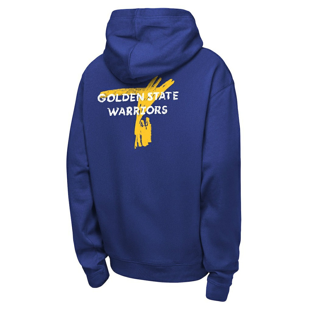 Nike Golden State Warriors Youth Courtside Club Premiere Hoodie Royal