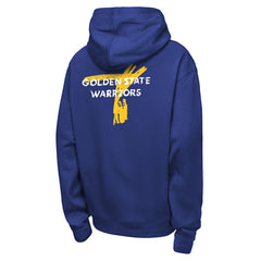 Nike Golden State Warriors Youth Courtside Club Premiere Hoodie Royal