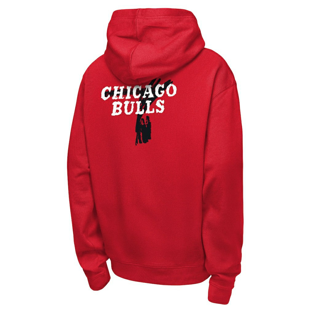 Nike Chicago Bulls Youth Courtside Club Premiere Hoodie Red