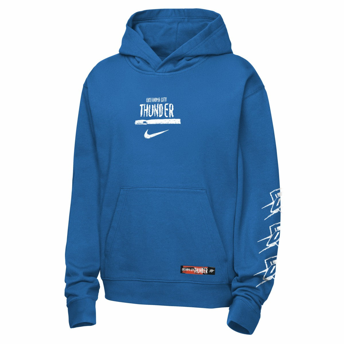 Nike Oklahoma City Thunder Youth Courtside Club Premiere Hoodie Blue