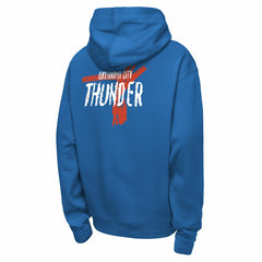 Nike Oklahoma City Thunder Youth Courtside Club Premiere Hoodie Blue