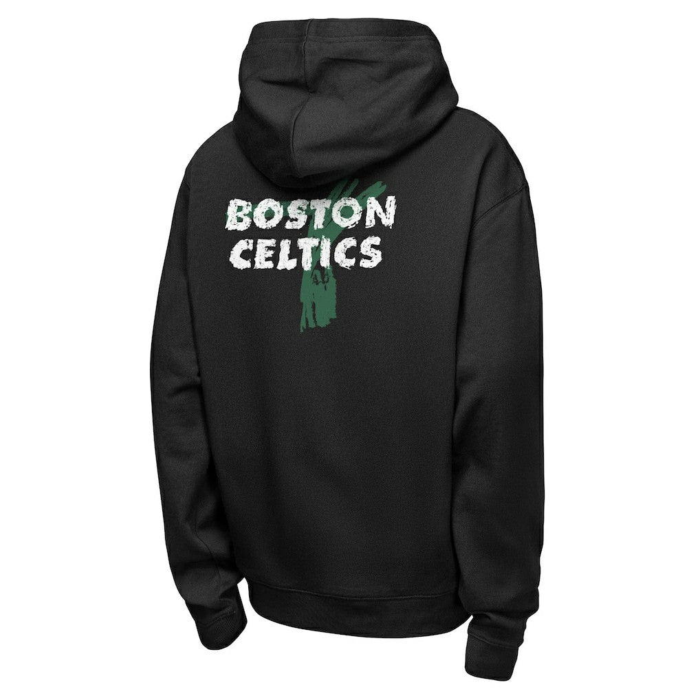 Nike Boston Celtics Youth Courtside Club Premiere Hoodie Black