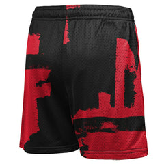Nike Chicago Bulls Youth Courtside Pro Shot Dri-FIT Mesh Practice Shorts Black/Red