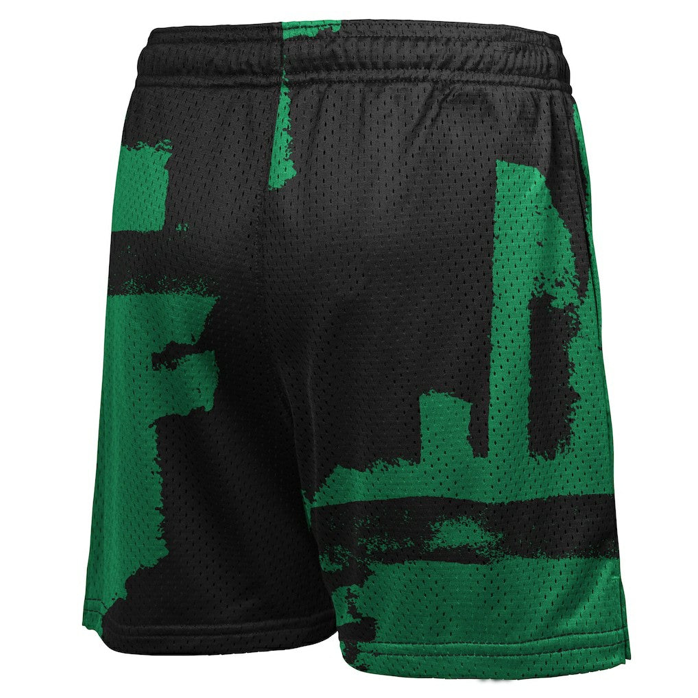 Nike Boston Celtics Youth Courtside Pro Shot Dri-FIT Mesh Practice Shorts Black/Kelly Green