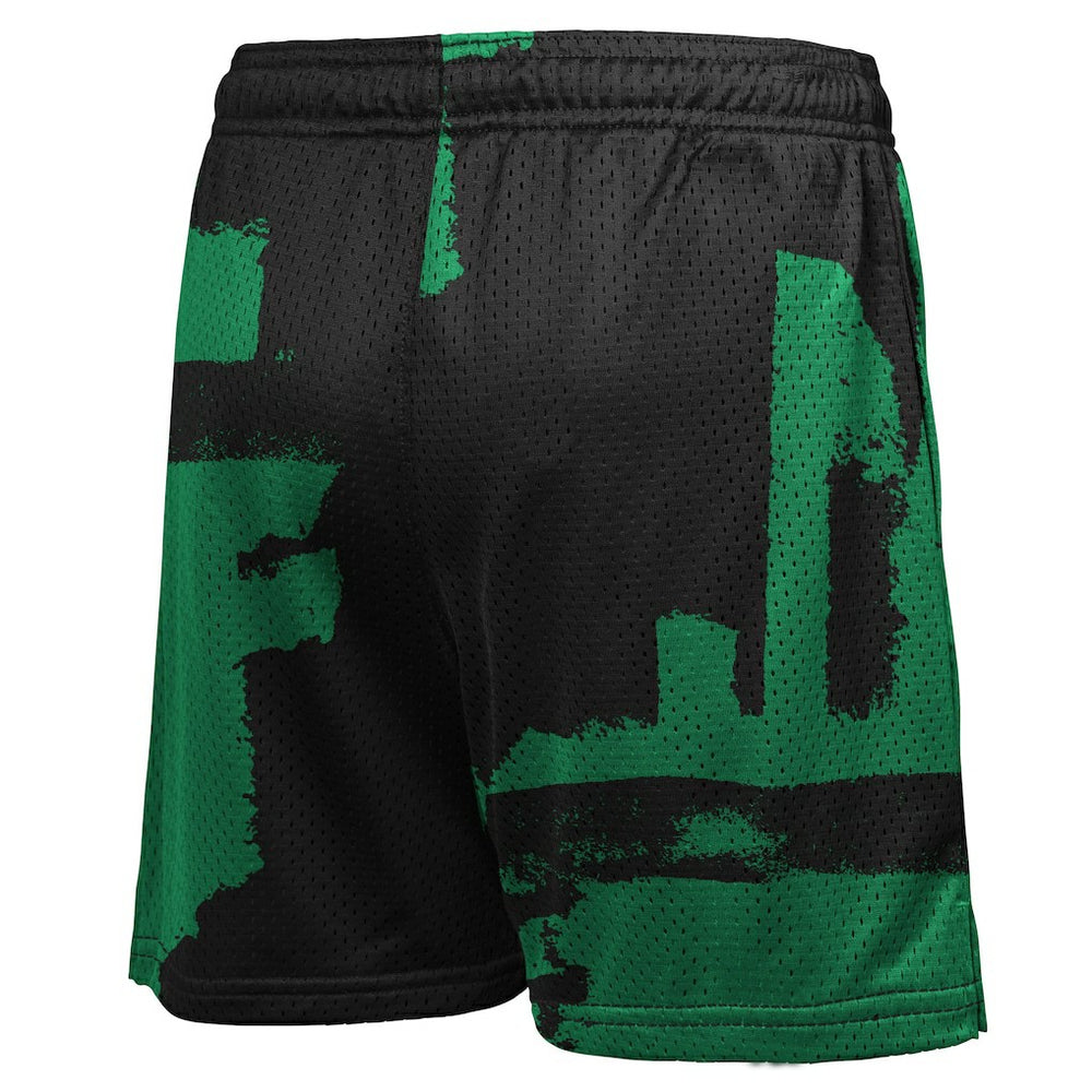 Nike Boston Celtics Youth Courtside Pro Shot Dri-FIT Mesh Practice Shorts Black/Kelly Green