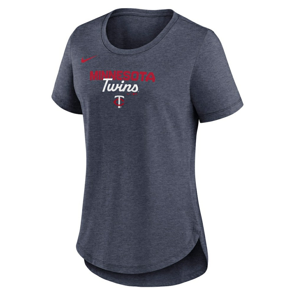 Minnesota Twins Nike Women's Arched Tri-Blend T-Shirt for sale