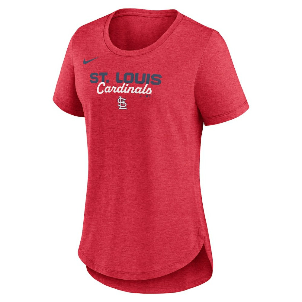 St. Louis Cardinals Nike Women's Arched Tri-Blend T-Shirt Online