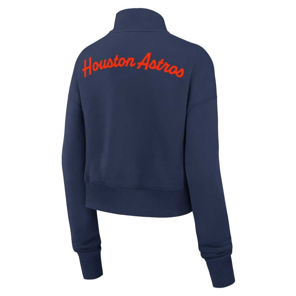 Houston Astros Nike Women's Primetime Phoenix Fleece Half-Zip Sweatshirt Outlet